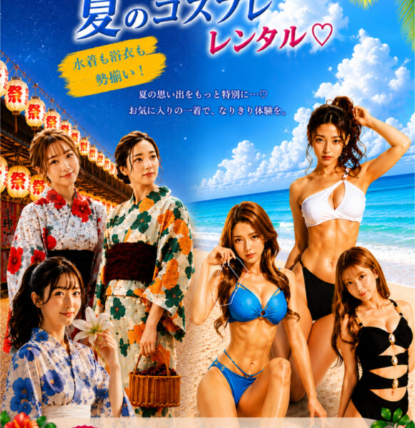 夏季限定｜夏の思い出を特別に♡水着＆浴衣のコスプレ開始♪